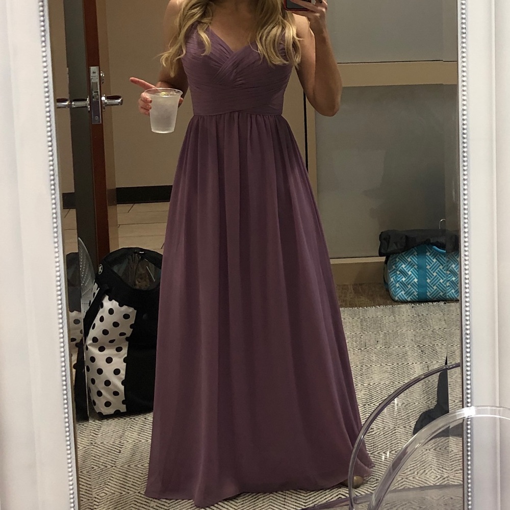 XS Azazie Blake Dress in Wisteria